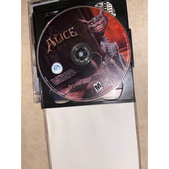 American McGee’s Alice video game PC mature 2001 2 disc - Picture 5 of 5
